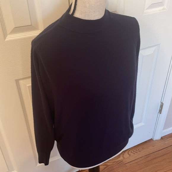 Designers Originals Vintage Mock Turtleneck Zip Back Sweater Women’s Large EUC - Picture 2 of 7